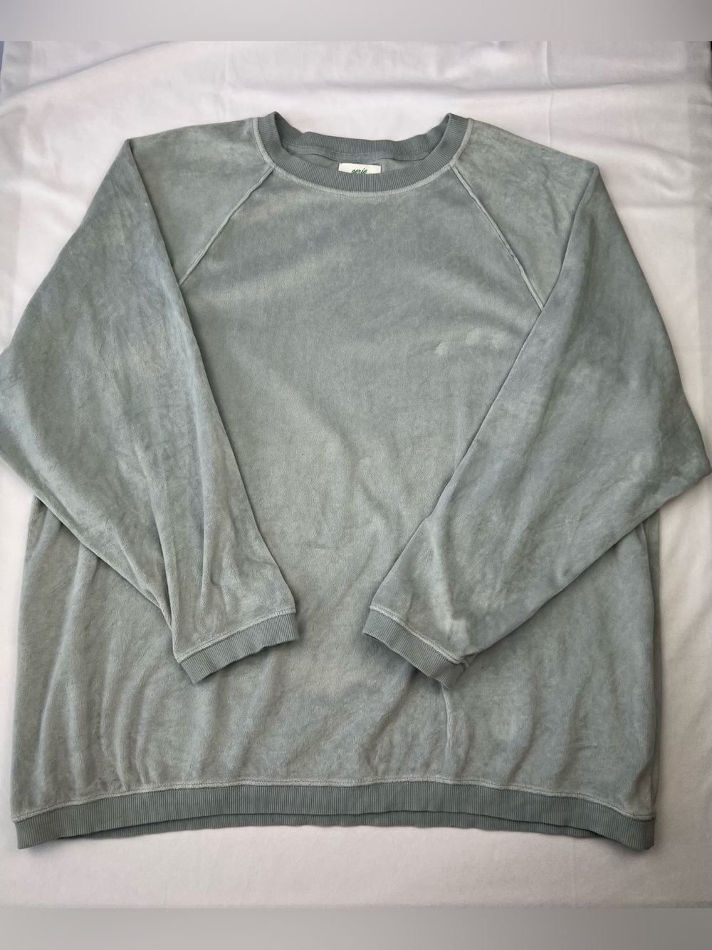 Aerie Velour Oversized Crewneck Sweatshirt - Size Large